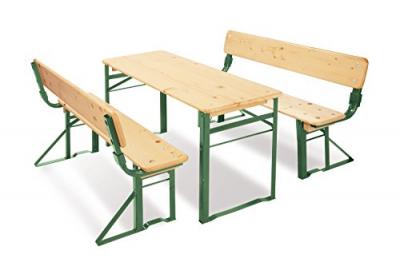 Table et bancs pour enfant Sepp avec dossiers