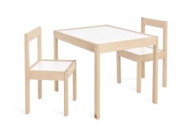 Pinolino Ensemble Olaf 3 pi&egrave;ces bois, nature/blanc