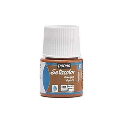 Pebeo Peinture Setacolor Pour Tissus Opaques P&eacute;b&eacute;o 45 Ml - Cannelle