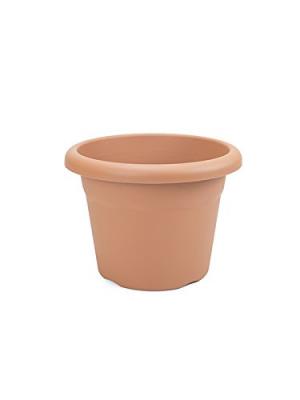 Plastiken pot a fleurs - &oslash; 35 cm rond - terracotta 7335TER