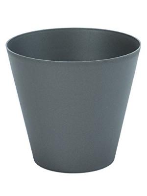 Plastiken pot de fleurs c&ocirc;ne tes - 32 cm - anthracite PLA8412524118024