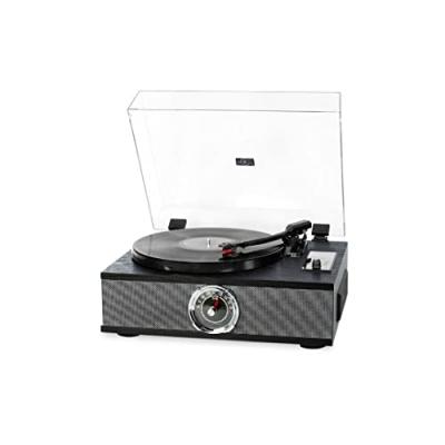 Platine vinyle Halterrego ALL-in-one avec 2 HP int&eacute;gr&eacute;s / couvercle, RMS 2* 8W,