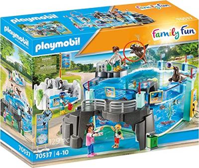 Playmobil Family Fun 70537 - Journ&eacute;e &Agrave; L'aquarium Et Enclos Pour Pingouins