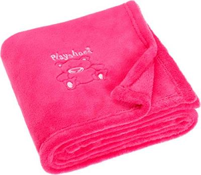 Playshoes couverture polaire ours 75 x 100 cm rose