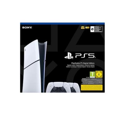 Sony Playstation 5 Slim Digital Edition, 2x Dualsense Bundle