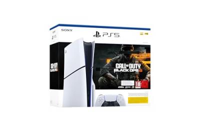 Pack PS5 Standard : Console PlayStation 5 (mod&egrave;le Slim) + Call of Duty : Black Ops 6 (code dans la boite)