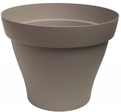 Pot de fleurs POETIC ROMEO &Oslash;33cm H26.2cm 13L taupe