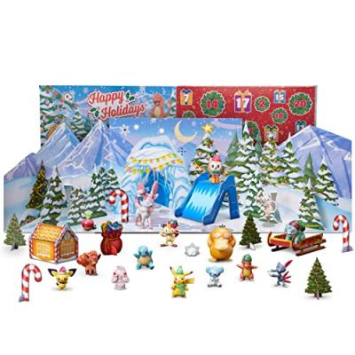 Jazwares Deluxe Holiday 2022 Pok&eacute;mon Advent Calendar Jaune