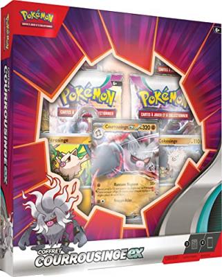 Pok&eacute;mon Pok&eacute;mon : Coffret Courrousinge-ex juillet 2023- - Carte &agrave; col
