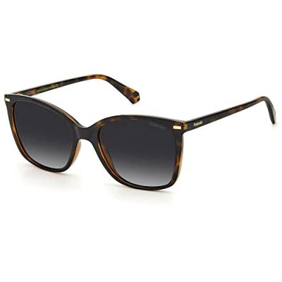 Lunettes de soleil Polaroid Pld 4108/s col. 086/la Femme Carr&eacute; Havana