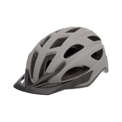 Casque v&eacute;lo city Polisport Citygo gris mat avec lumi&egrave;re- 58-61