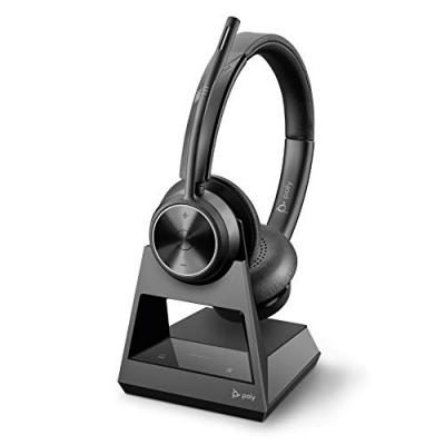 Poly Savi 7320 casque sans fil st&eacute;r&eacute;o ultra s&eacute;curis&eacute; DECT