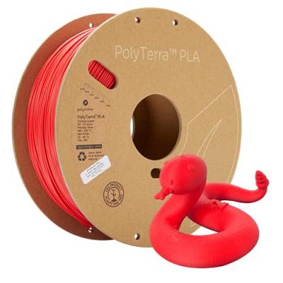 Filament d'impression 3D Polymaker PolyTerra PLA Rouge Lave