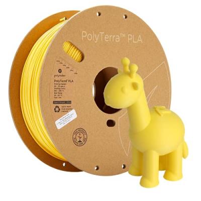 Filament d'impression 3D Polymaker PolyTerra PLA Yellow Jaune