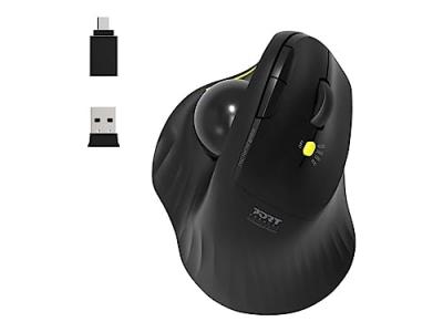 Port Designs 900719 souris Droitier RF sans fil + Bluetooth Optique 1600 DPI