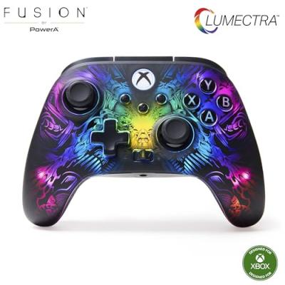 Manette sans fil PowerA Fusion Pro Lumectra pour PC Xbox 360 Xbox Series X et S Noir 