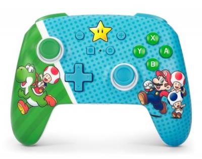 Manette sans fil PowerA Mario Super Star Friends pour Nintendo Switch