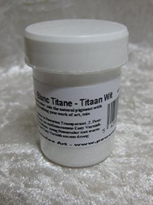 Pigment Powercolor Blanc de titane 40 gr - Powertex - couleur variant