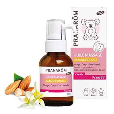 PRANAROM PranaBB Huile de massage amande douce 30ml