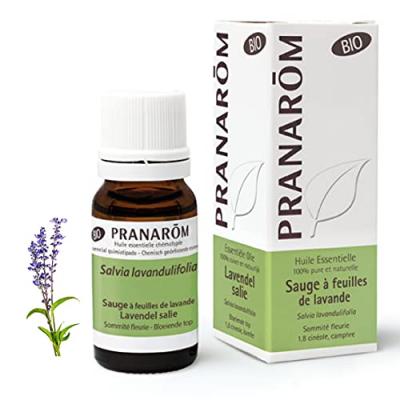 Pranarom Huile Essentielle de Lavande Feuilles de Sauge 10 ml 10 ml
