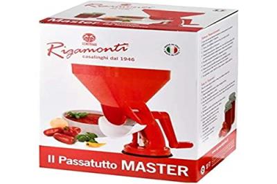 Rigamonti Passe-Tomates ""Passa Pomodori"" avec R&eacute;cipient R&eacute;cup&eacute;rateur