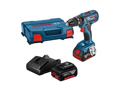 Bosch Professional GSB 18V 28 -Perceuse-visseuse &agrave; percussion sans fil + 2 batteries, + chargeur