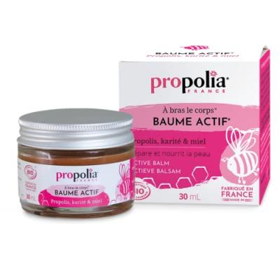 Baume Actif&reg; certifi&eacute; Bio Propolis, Karit&eacute; & Miel Propolia