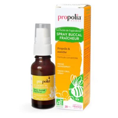 Apimab Spray buccal propolis & menthe BIO - flacon 20 ml - Apimab