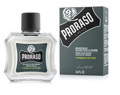 Proraso, Baume Pour Barbe Cypr&egrave;s Et V&eacute;tiver 100ml, Homme