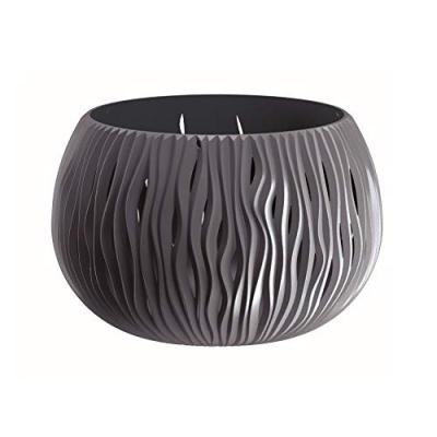 Prosperplast Sandy Decoration Bowl 16.1x23.8x23.8 Cm Gris