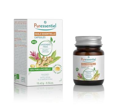 Gingembre Frais Bio 60 Capsules Huiles Essentielles Puressentiel