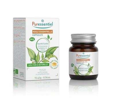 Ravintsara Bio 60 Capsules Huiles Essentielles Puressentiel