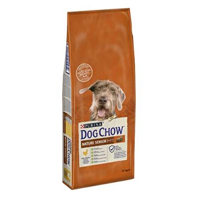 Purina - Pienso para perros dog chow mature senior pollo 14 kg.