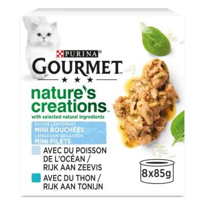 Aliment Chat adulte Nature's Creation, multipack 8x85g