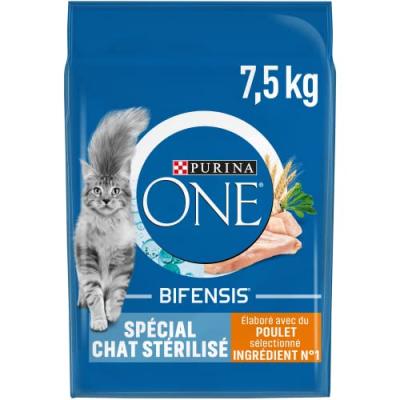 Croquettes Pour Chat St&eacute;rilis&eacute; Au Boeuf Purina One - Le Sac De 7,5kg