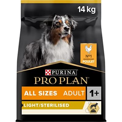 Croquettes pour Chien All Sizes Adult Light et Sterilised PROPLAN 14kg