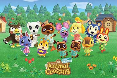 Pyramid Animal Crossing Line Up Poster Vert