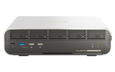NAS QNAP Mini Tour TBS-h574TX-i5-16G, Thunderbolt 4, Boitier nu