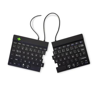 Clavier ergonomique filaire USB R-Go Tool Split Break - Noir