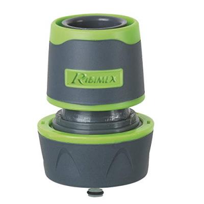 Raccord rapide stop bi-mati&egrave;re 19mm avec colerette et display box