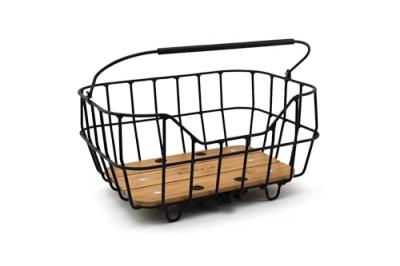 Racktime Baskit Breeze Panier &agrave; v&eacute;lo Mixte-Adulte, Noir, Taille Unique