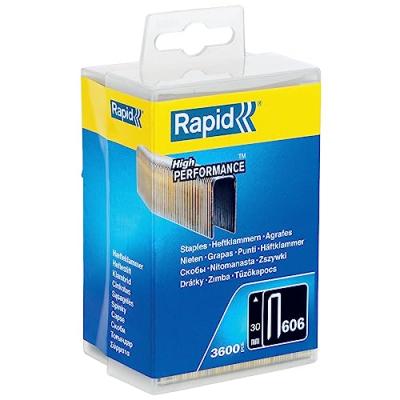RAPID 3600 agrafes n&deg;606 30mm galvanis&eacute;es