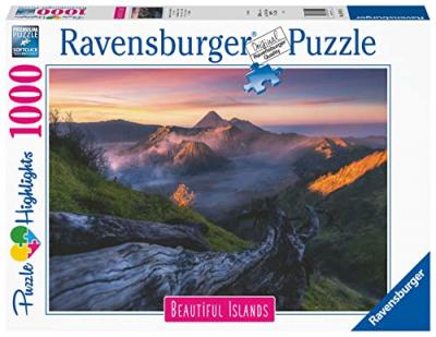 Puzzle 1000 Pi&egrave;ces - Le Mont Bromo (puzzle Highlights, &Icirc;les De R&ecirc;ve)