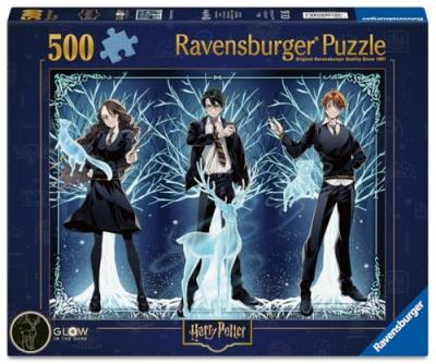 Ravensburger Puzzle Patronus Phosphorescent Harry Potter 500 Pi&egrave;ces