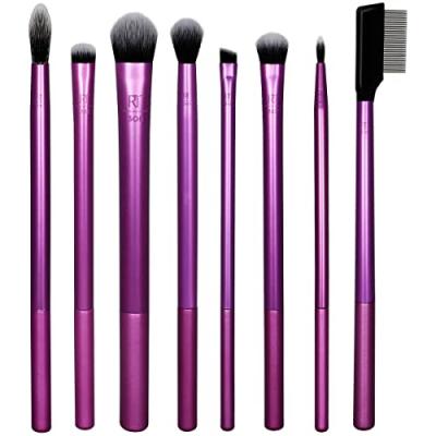 Real Technics Everyday Eye Essentials Makeup Brush 8 Units Rose Femme