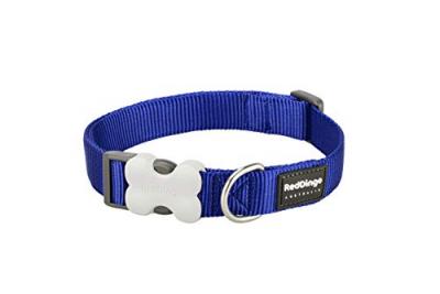 Collier chien r&eacute;glable Red Dingo Basic bleu Taille : T4 - Bleu