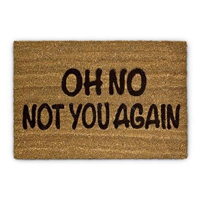 Relaxdays 10017727 paillasson fibre de coco marron 60 x 40 x 1,5 cm
