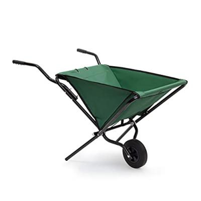 Relaxdays Brouette pliable pliante Outil de jardinage Transport pliant &agrave; suspendre mural