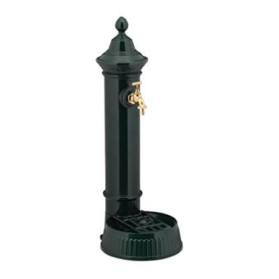 Relaxdays Fontaine De Jardin Antique Design Nostalgique Antiquit&eacute; Aluminium Jardin Robinet