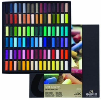 Bo&icirc;te De 90 Demi-Pastels - S&eacute;lection G&eacute;n&eacute;ral - Rembrandt